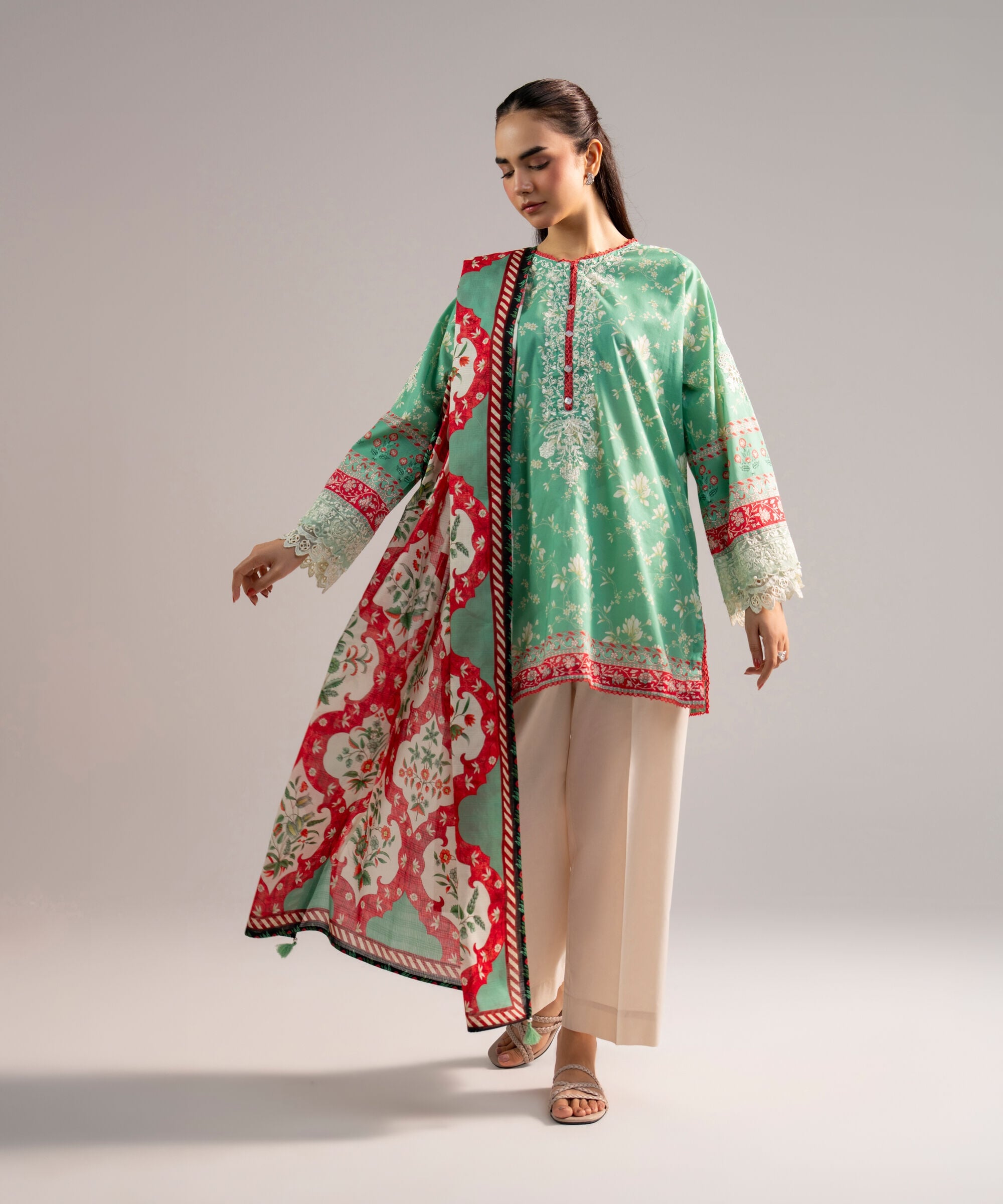 Printed Lawn Dupatta