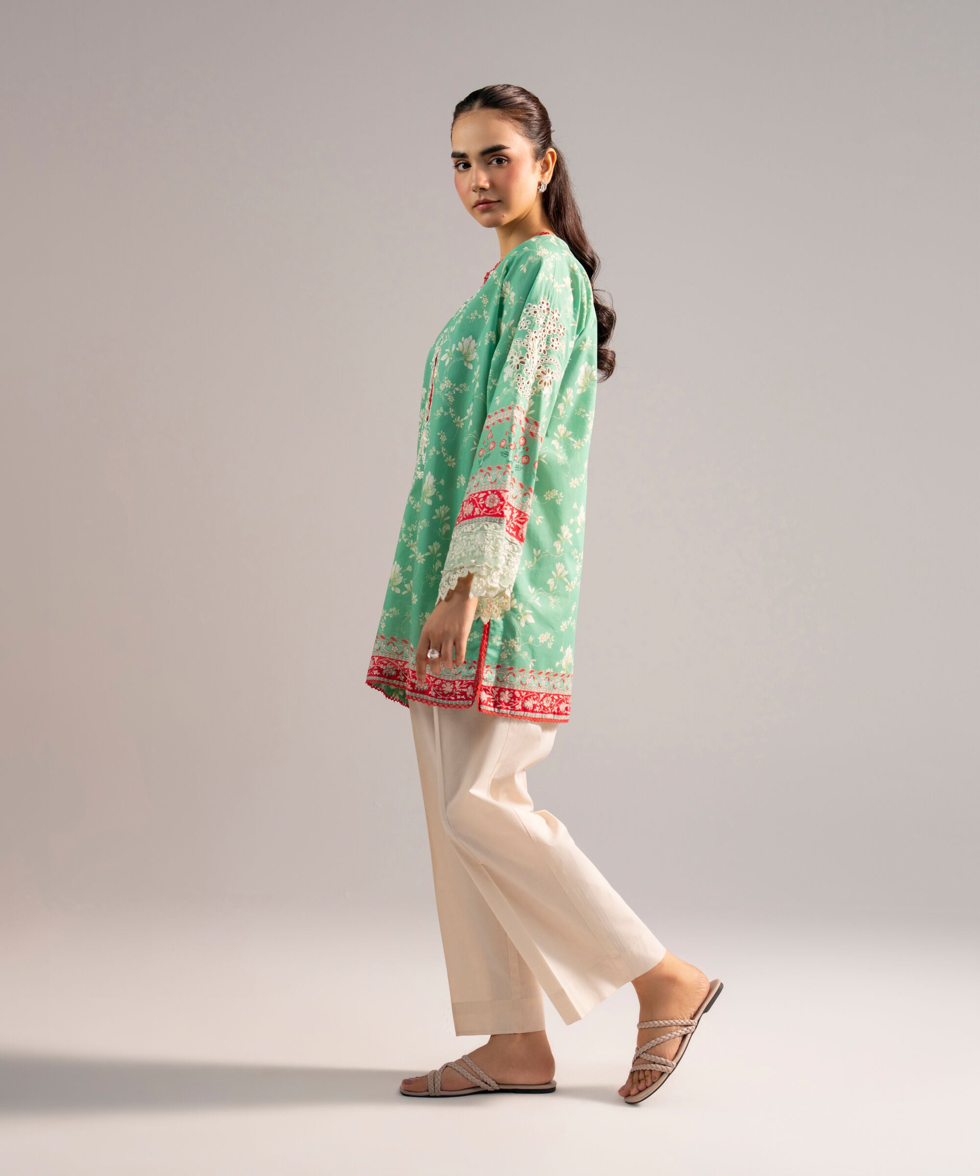 Embroidered Lawn Shirt