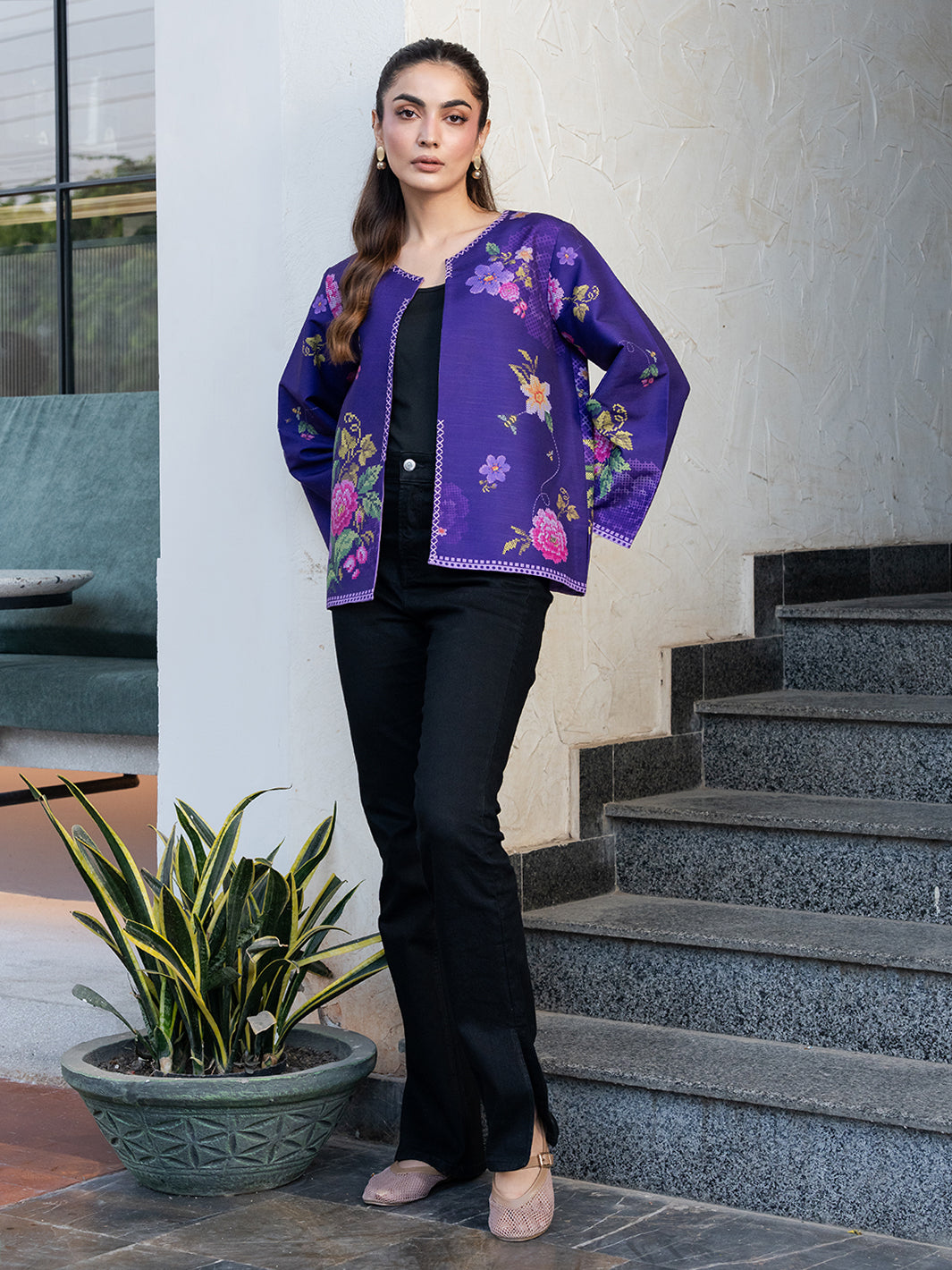 Olenna – Printed Jacket