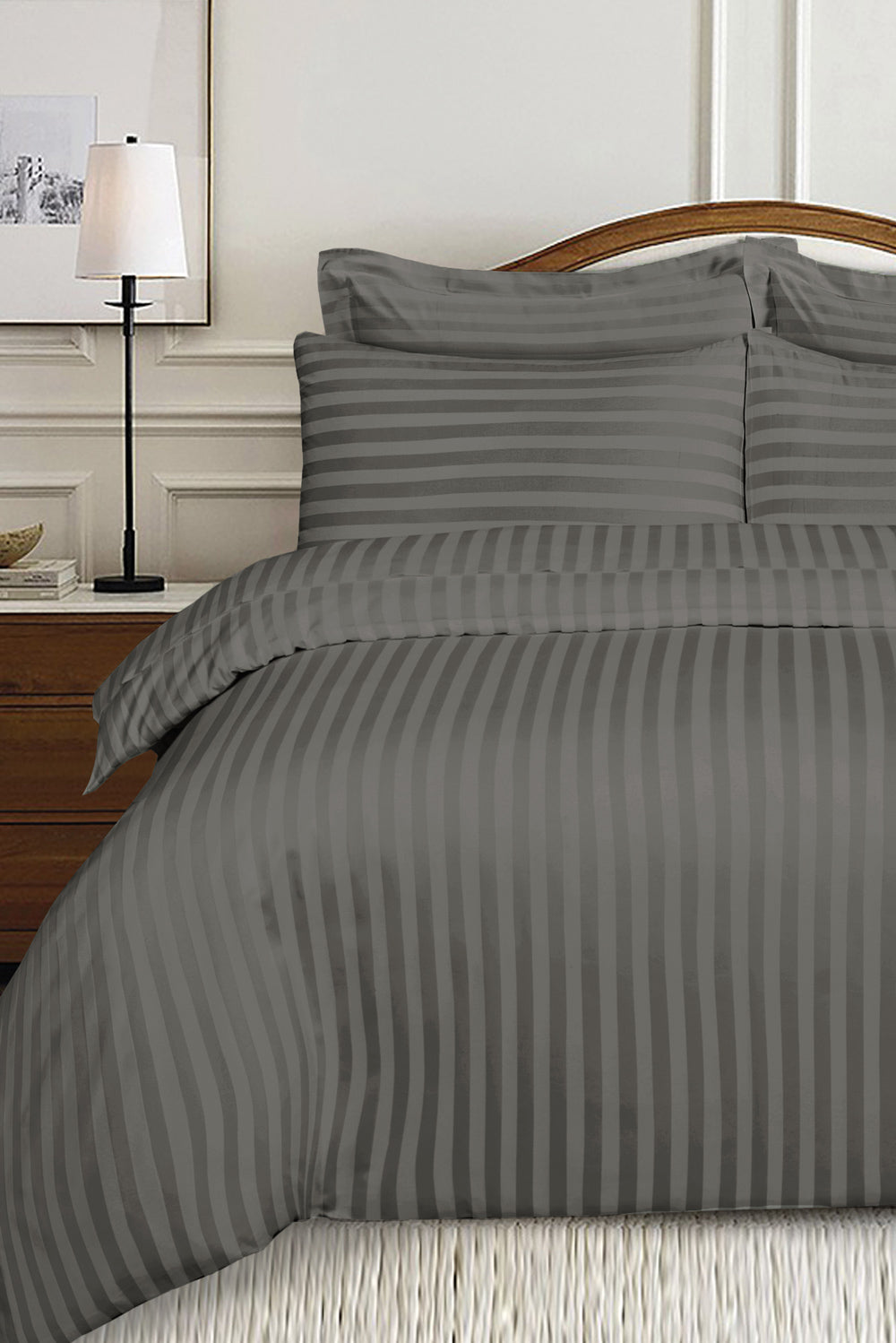 Orion Luxury Stripe Quilt Cover Set