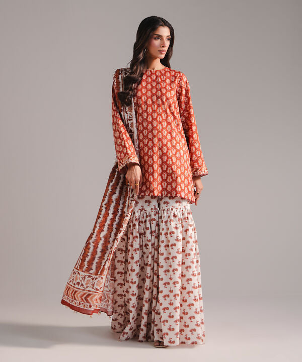 Printed Lawn Dupatta