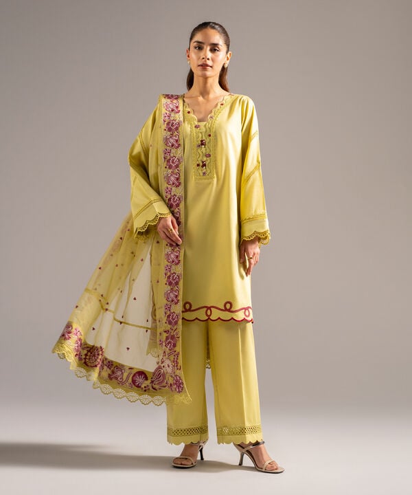 Embroidered Organza Dupatta