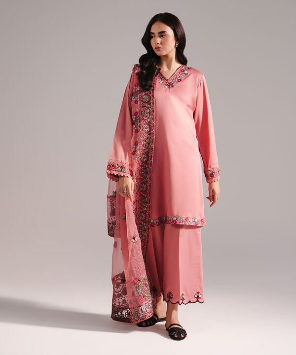 Embroidered Organza Dupatta