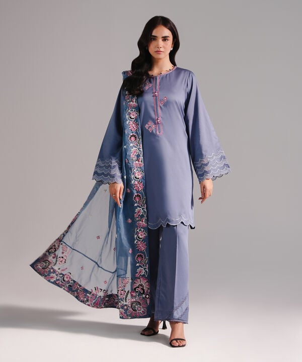 Embroidered Organza Dupatta