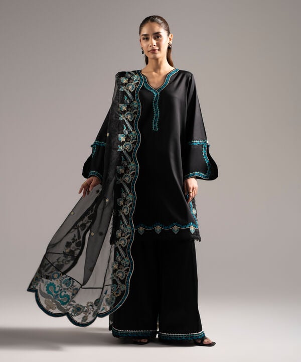 Embroidered Organza Dupatta