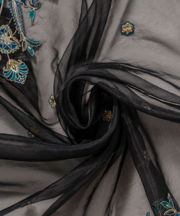 Embroidered Organza Dupatta