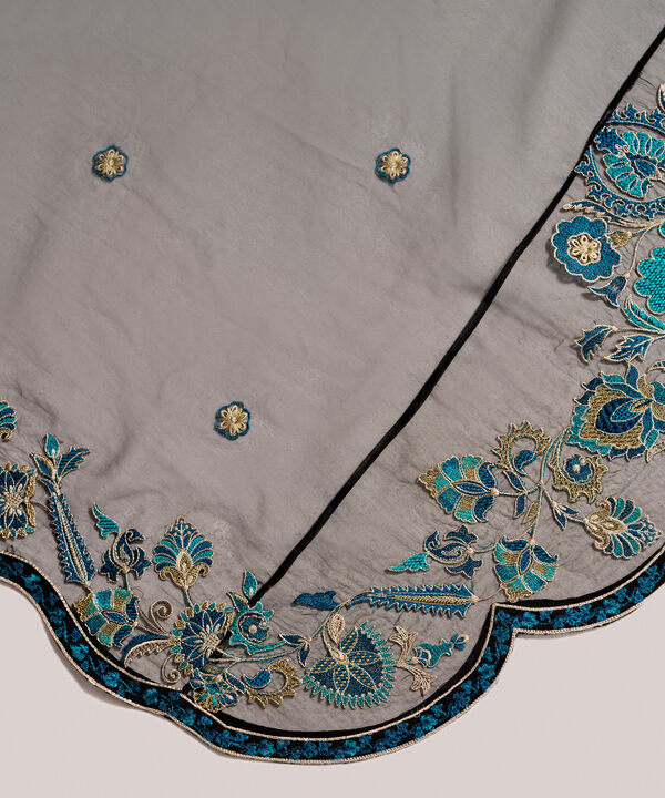 Embroidered Organza Dupatta