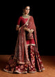 Embroidered Khaddi net dupatta(as shown)