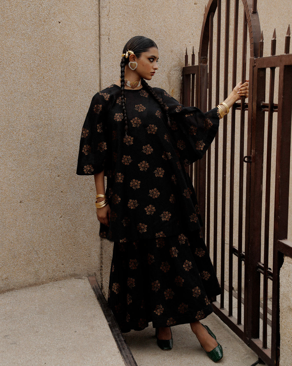 3 Piece Printed Khaddar Suit with Dupatta