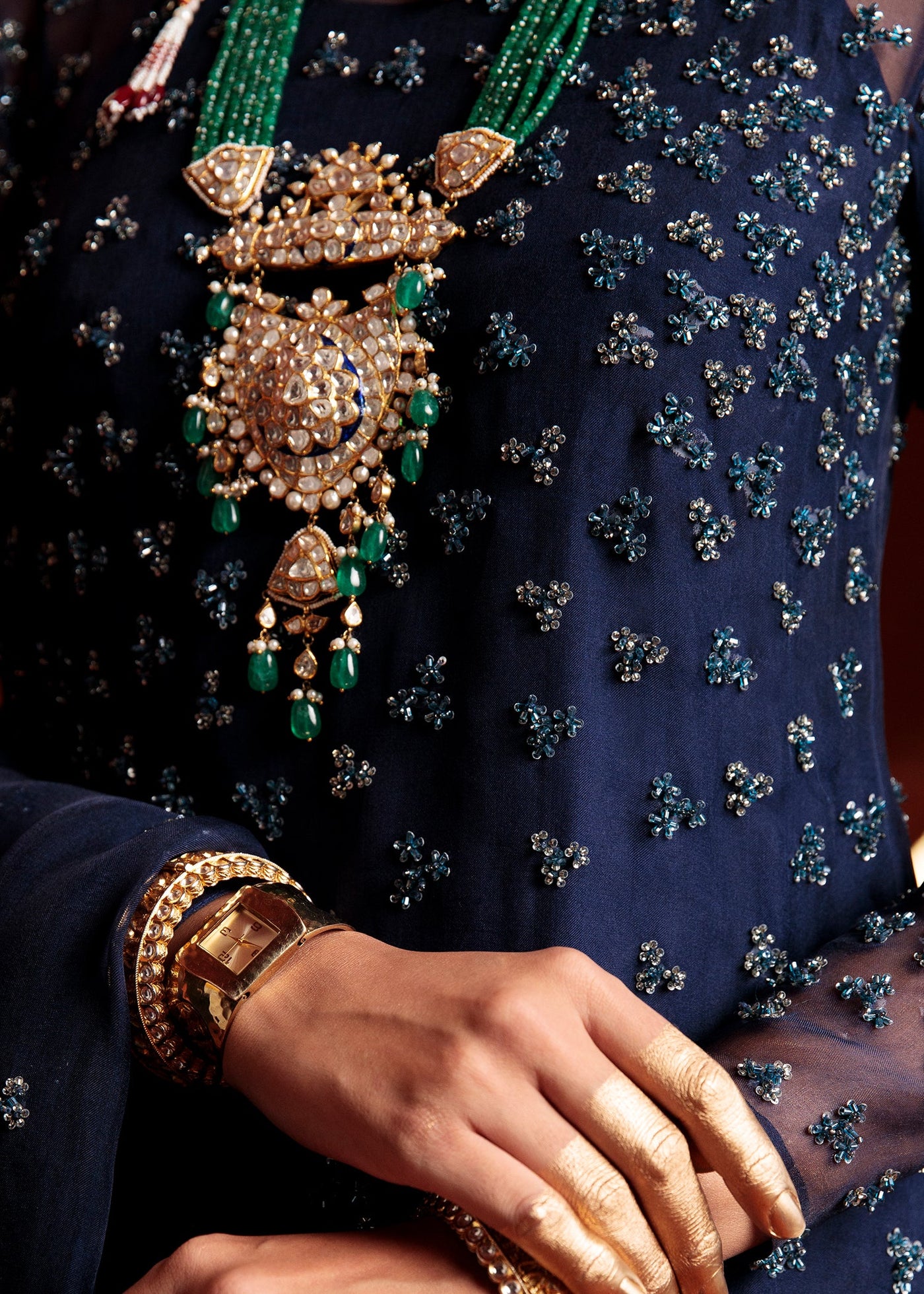 Embellished Trousers (as shown)