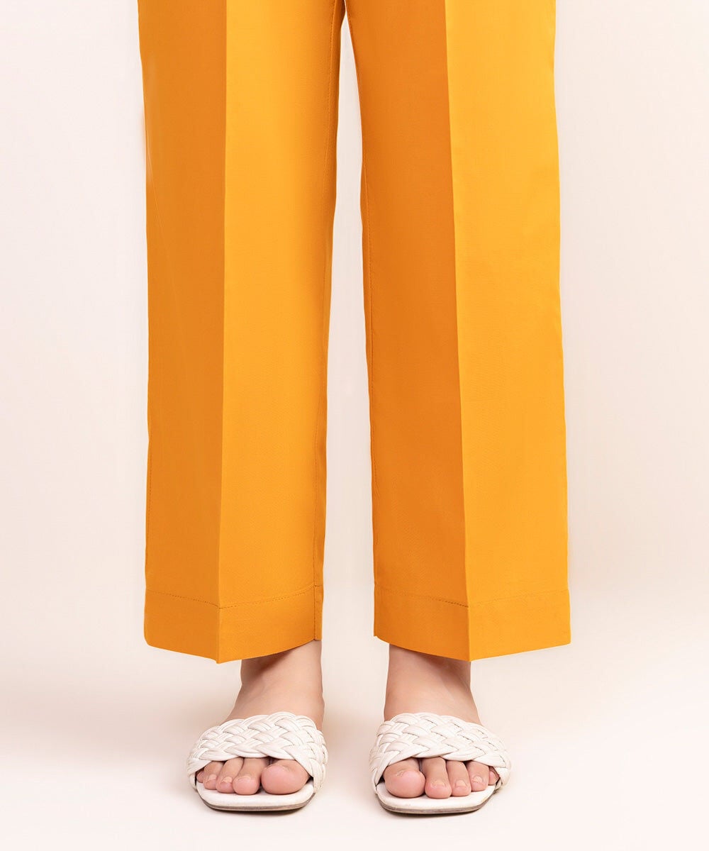 Cambric Straight Pants