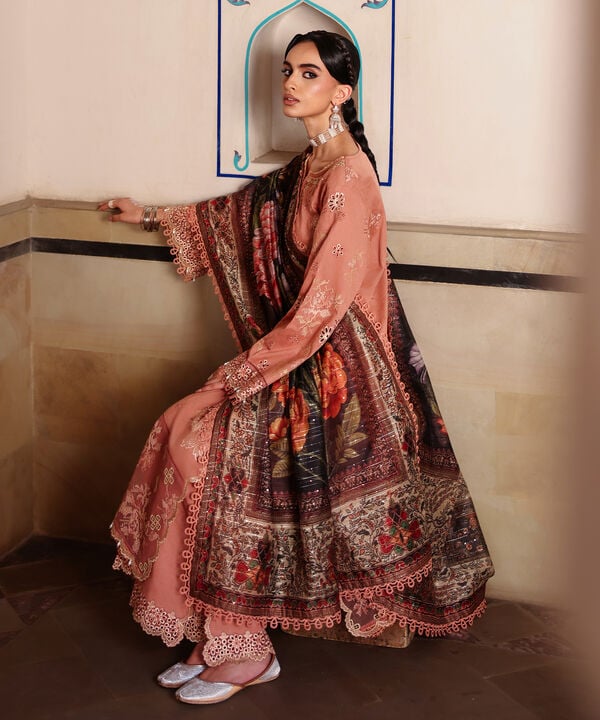 3 Piece - Embroidered Jacquard Suit