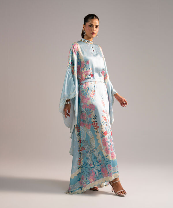 Printed Satin Shirt