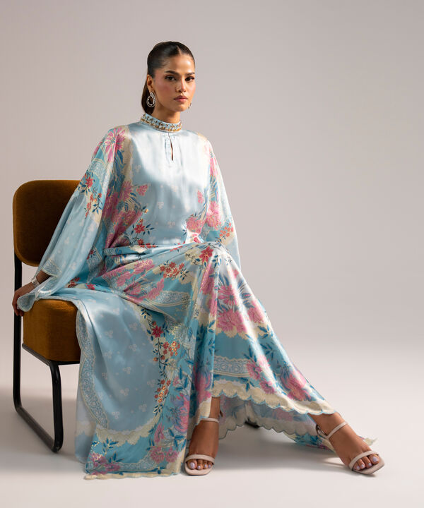 Printed Satin Shirt