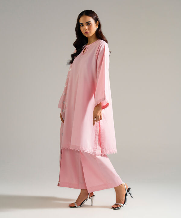 3 Piece - Solid Lawn Suit