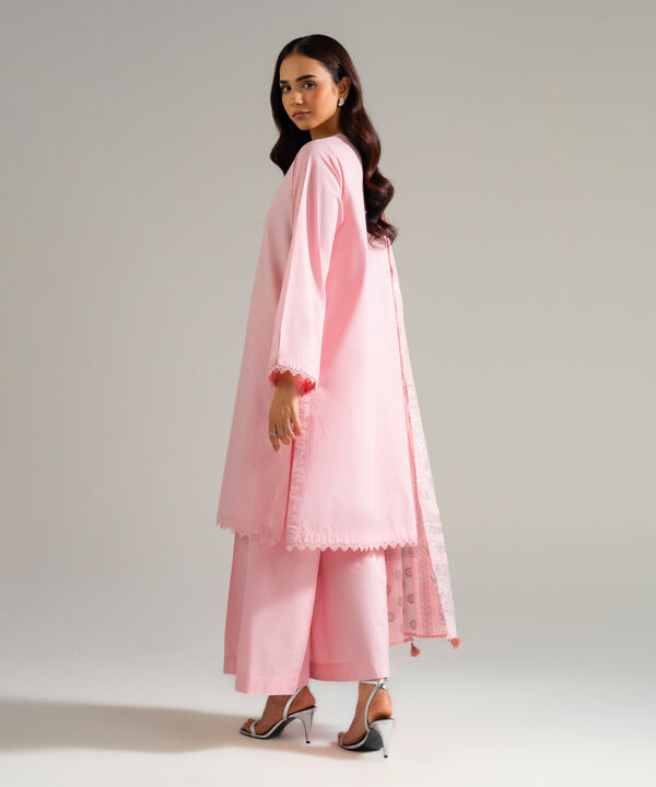 3 Piece - Solid Lawn Suit