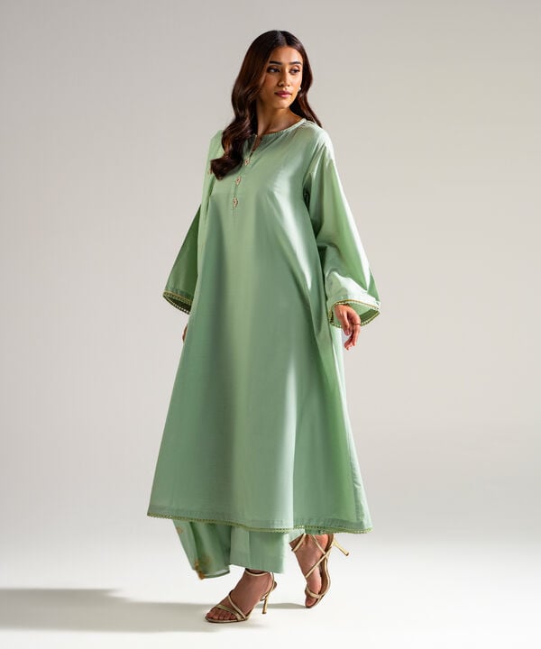 3 Piece - Solid Lawn Suit