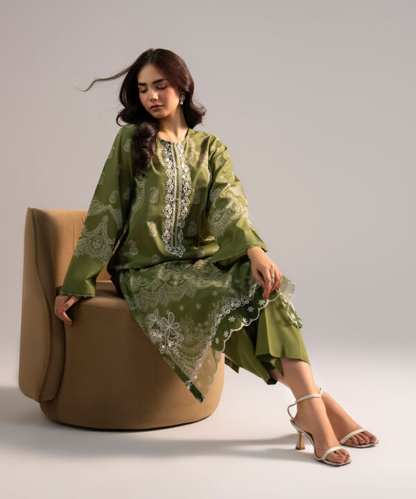 2 Piece - Embroidered Lawn Suit