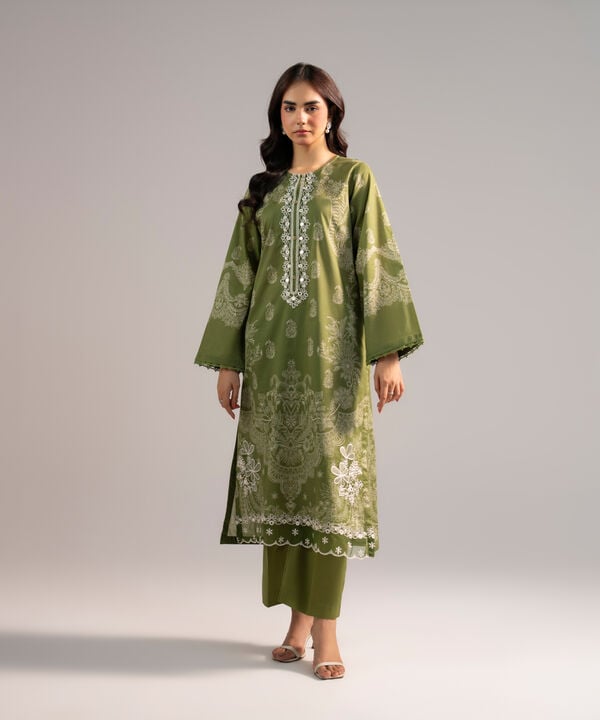 2 Piece - Embroidered Lawn Suit