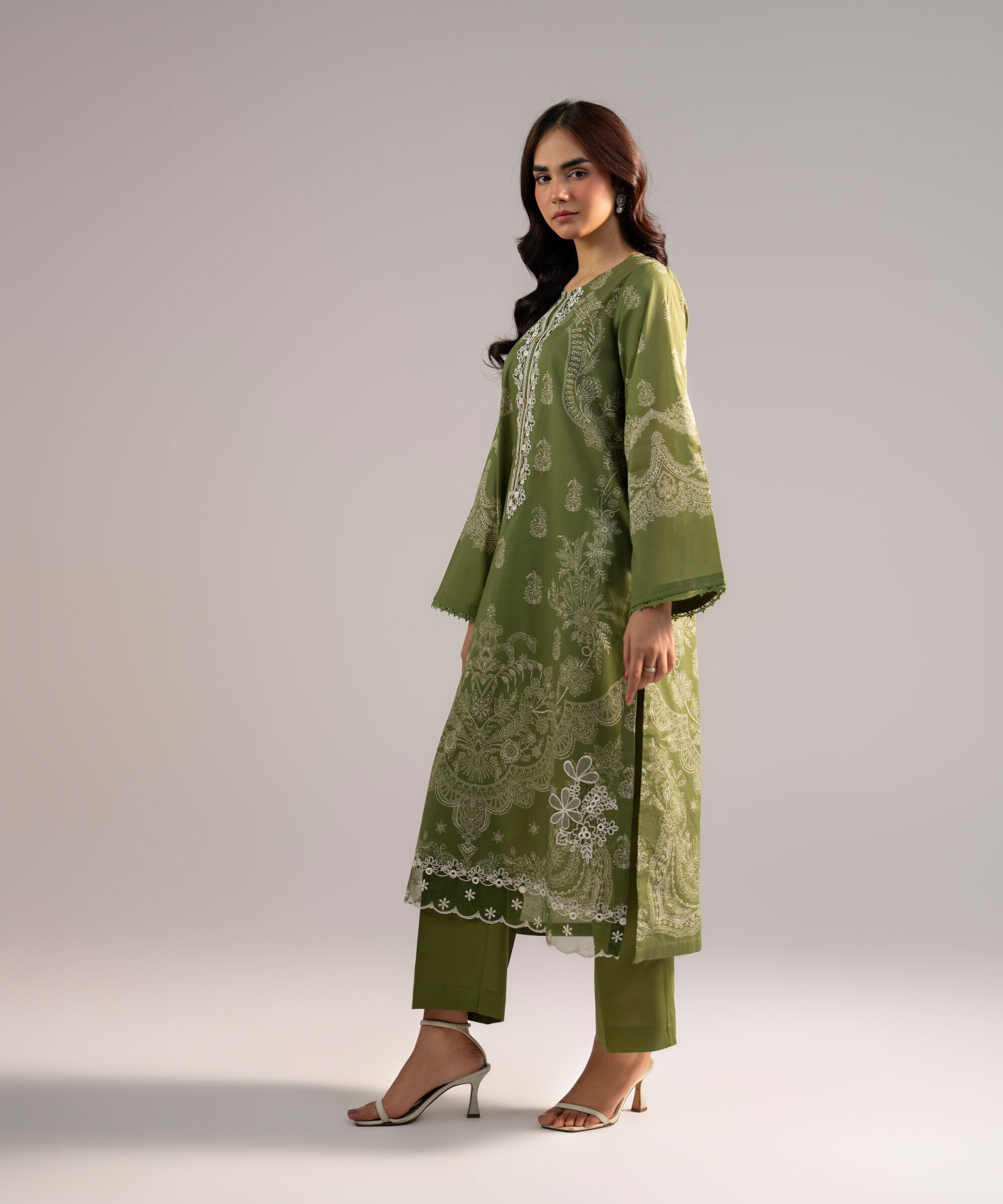 2 Piece - Embroidered Lawn Suit