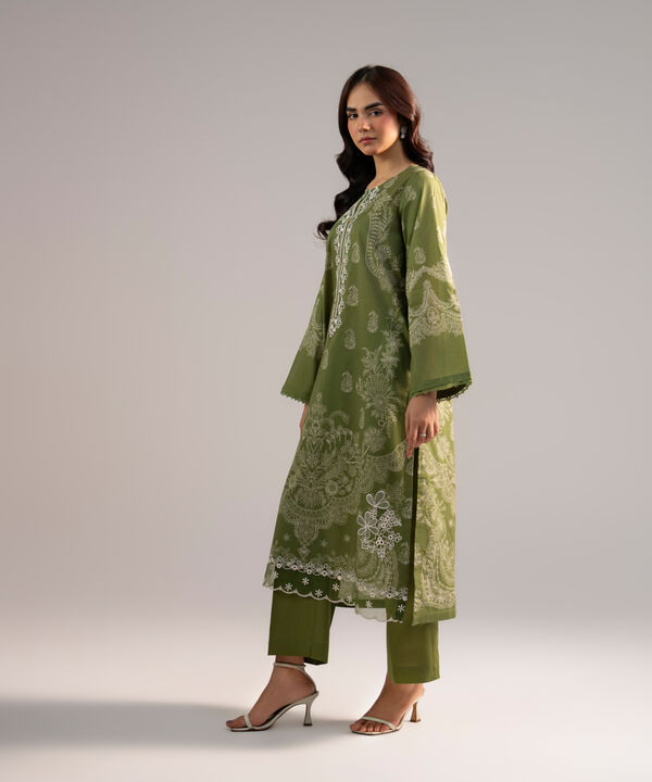 2 Piece - Embroidered Lawn Suit