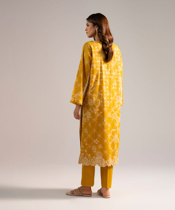 2 Piece - Embroidered Dobby Suit