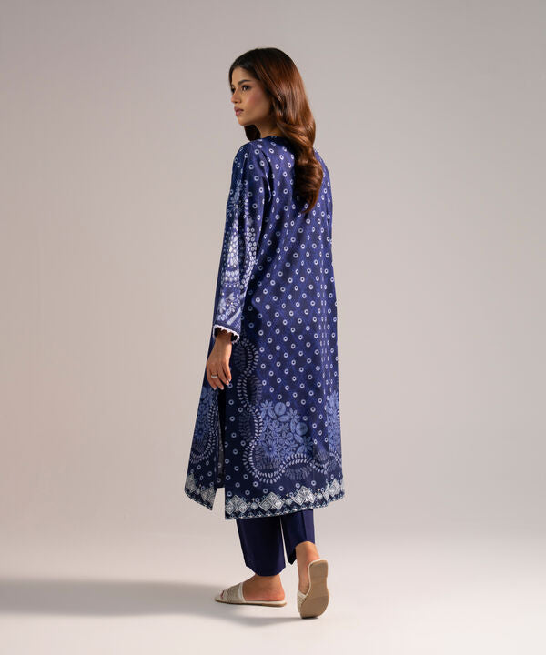 2 Piece - Embroidered Dobby Suit