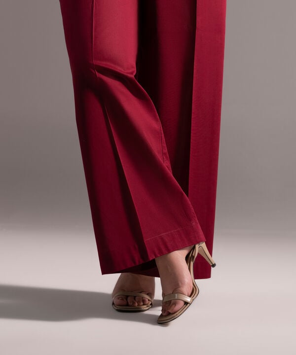 Solid Crosshatch Culottes