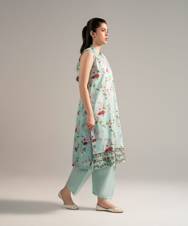 2 Piece - Embroidered Lawn Suit