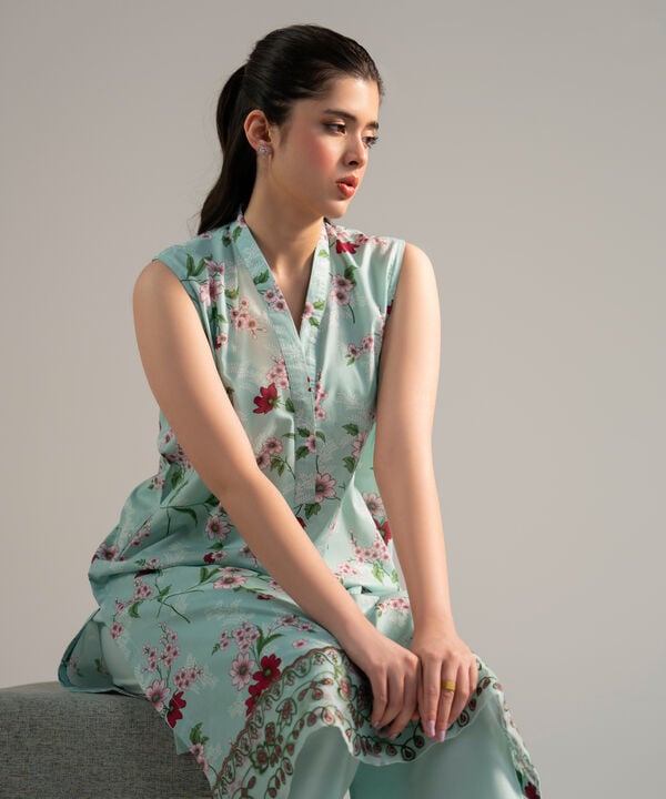 2 Piece - Embroidered Lawn Suit