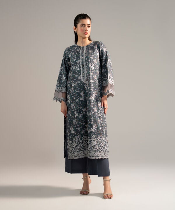 2 Piece - Embroidered Lawn Suit