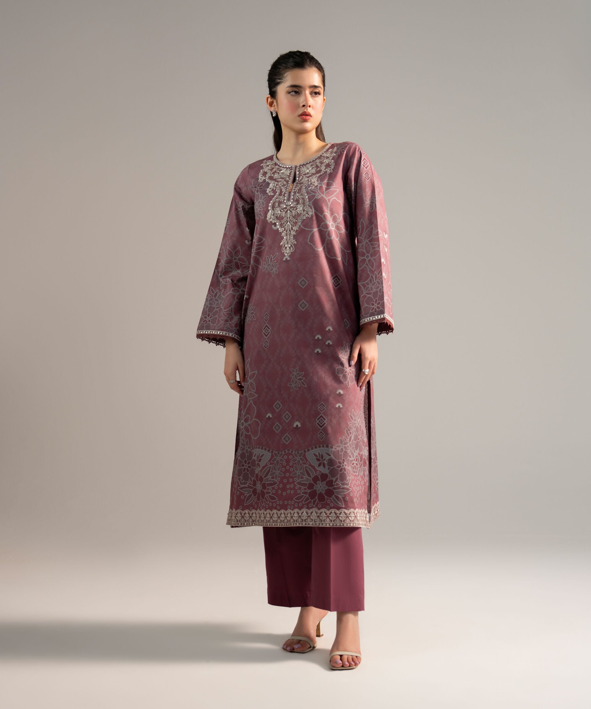 2 Piece - Embroidered Lawn Suit