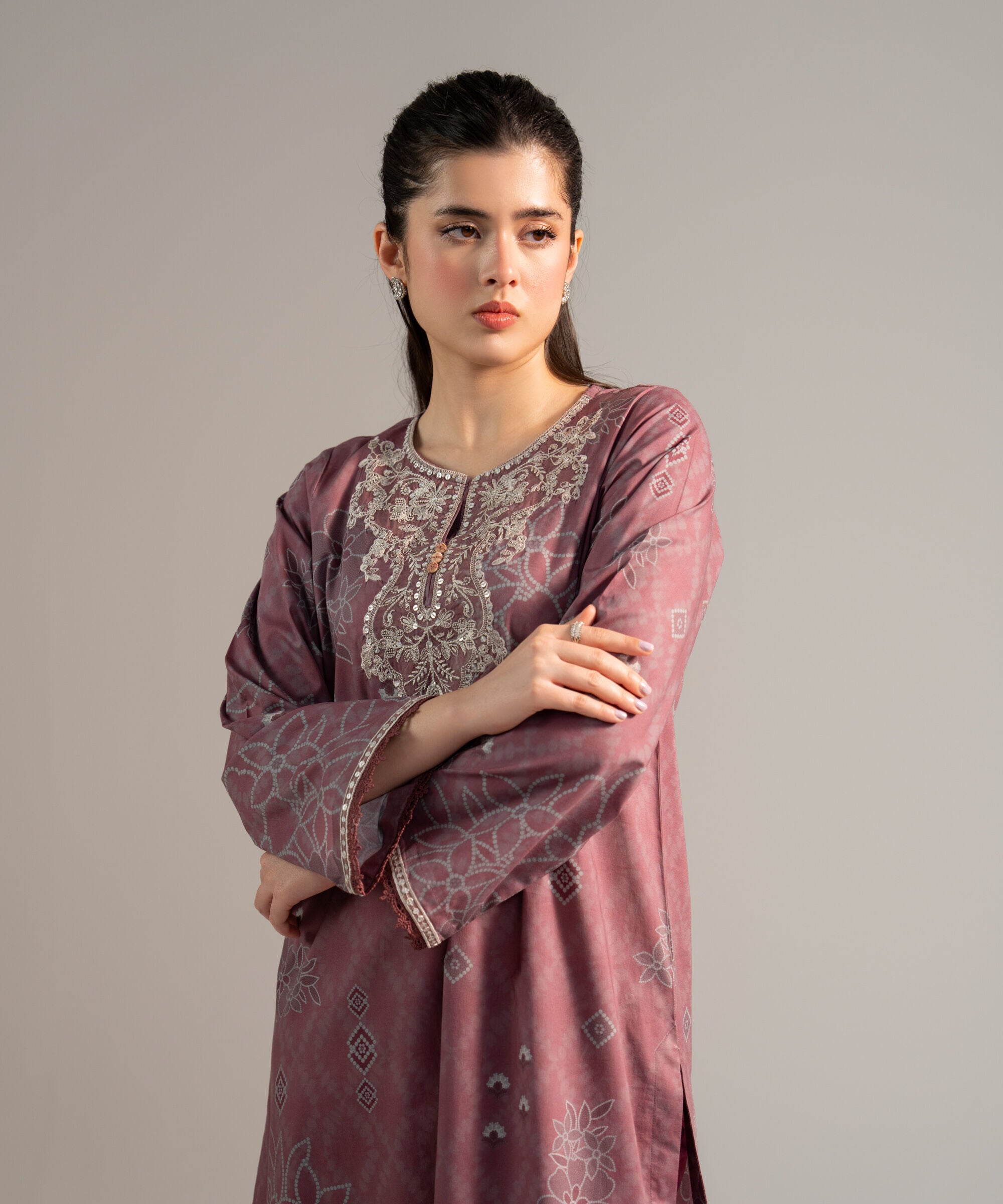 2 Piece - Embroidered Lawn Suit