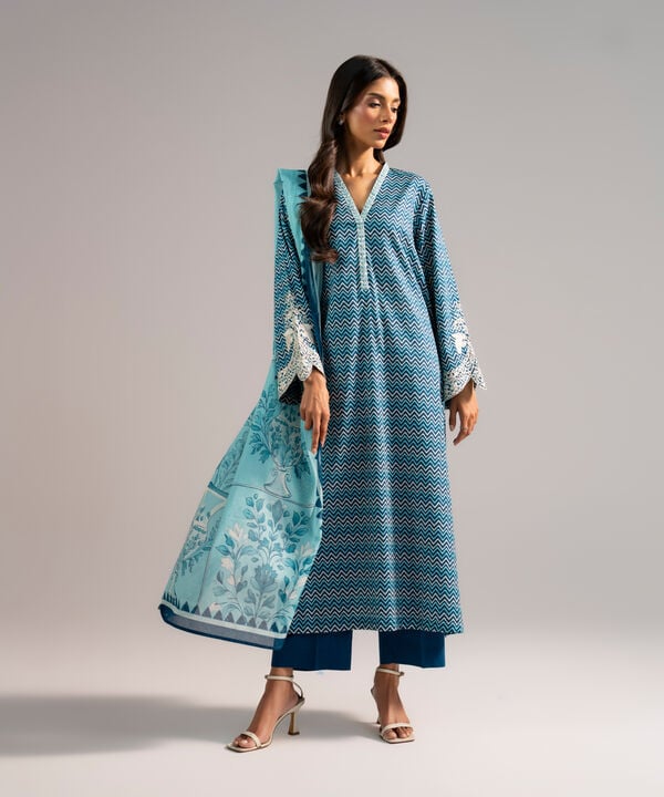 Printed Lawn Dupatta