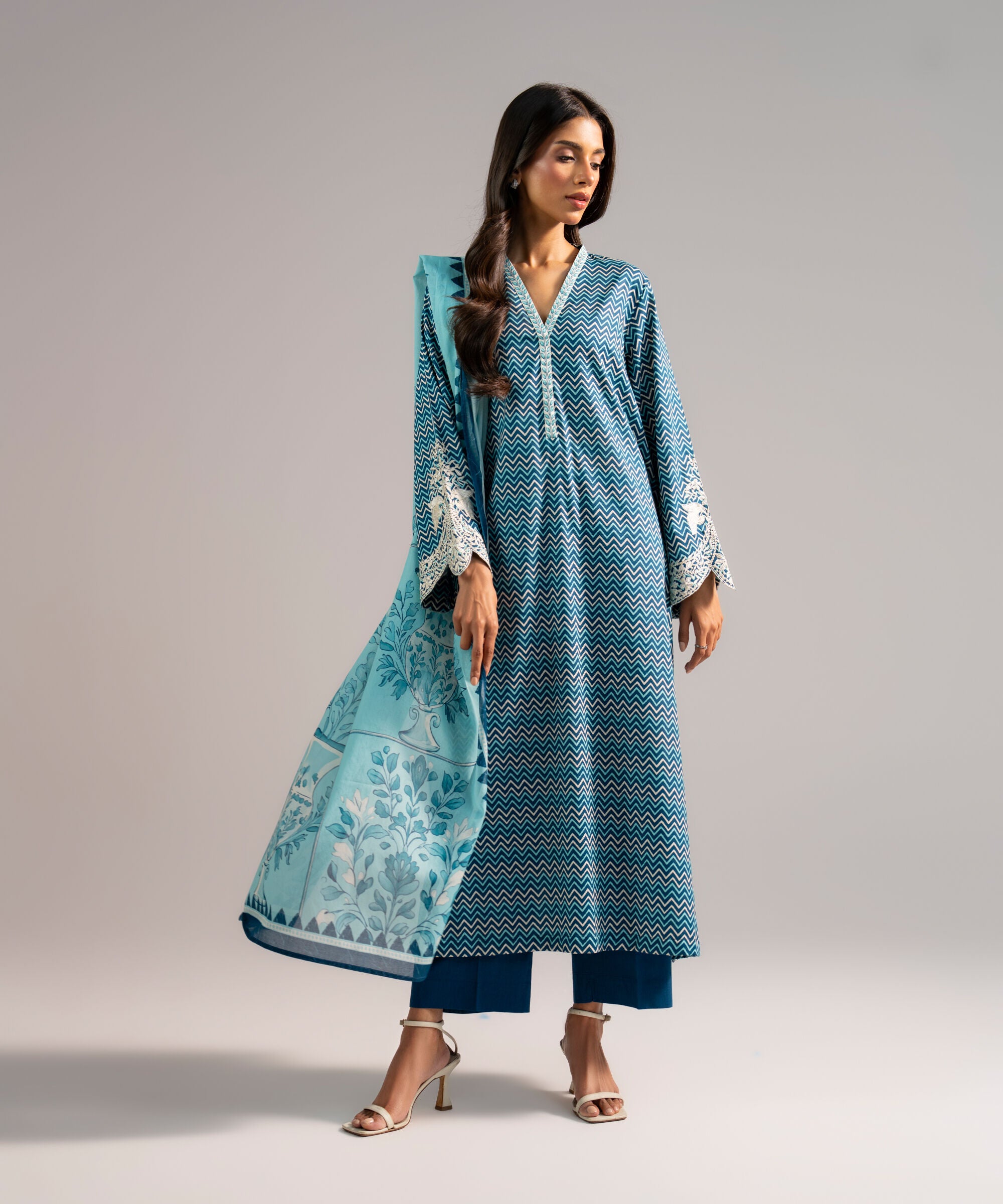 Printed Lawn Dupatta