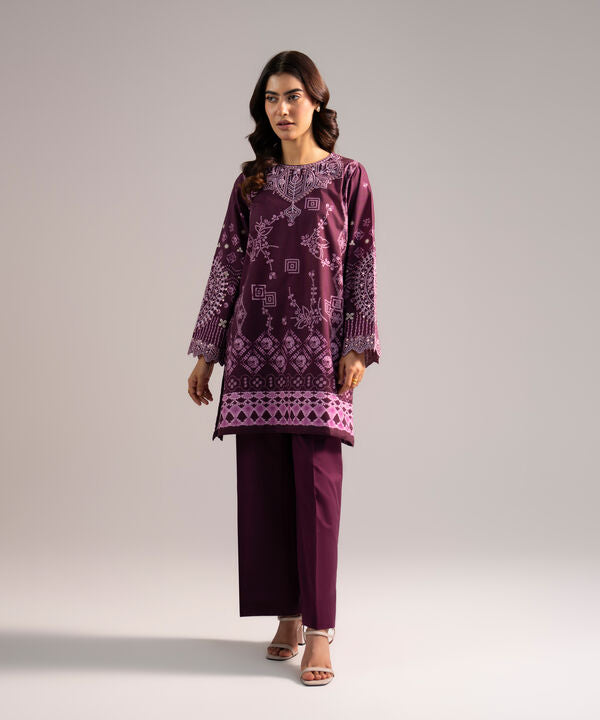 2 Piece - Embroidered Lawn Suit