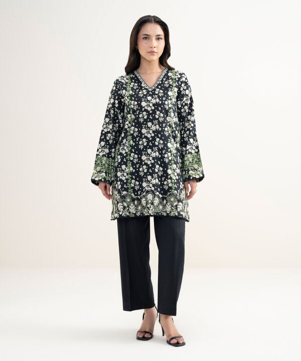 Embroidered Cotton Viscose Shirt