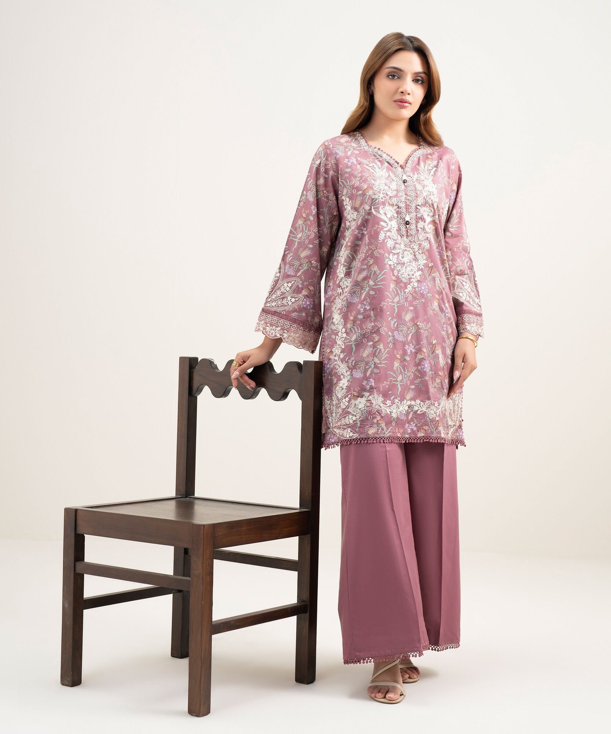 Mauve Dupatta PBS26HMV159D Sapphire PK