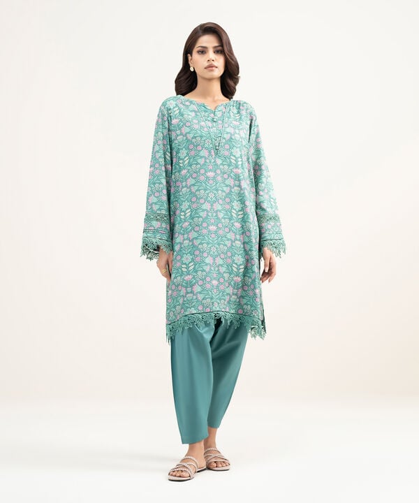 Printed Arabic Lawn Shirt