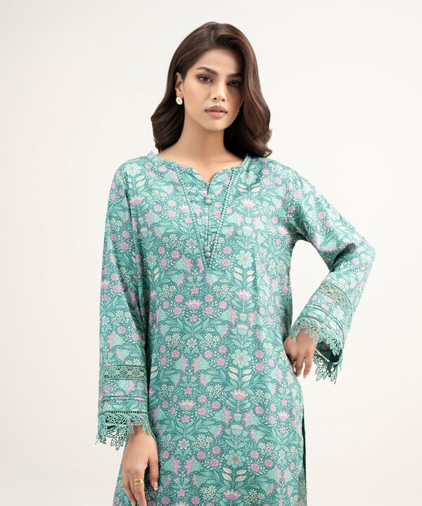 Printed Arabic Lawn Shirt