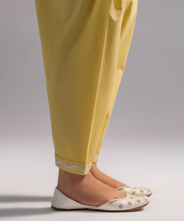 Solid Seersucker Skinny Shalwar