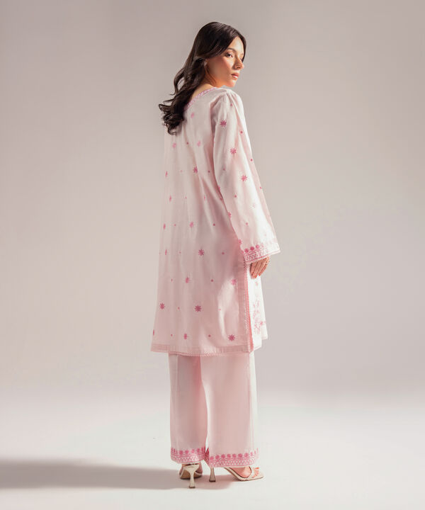 2 Piece - Embroidered Jacquard Suit