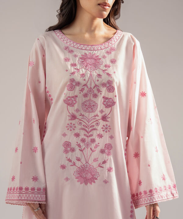 2 Piece - Embroidered Jacquard Suit