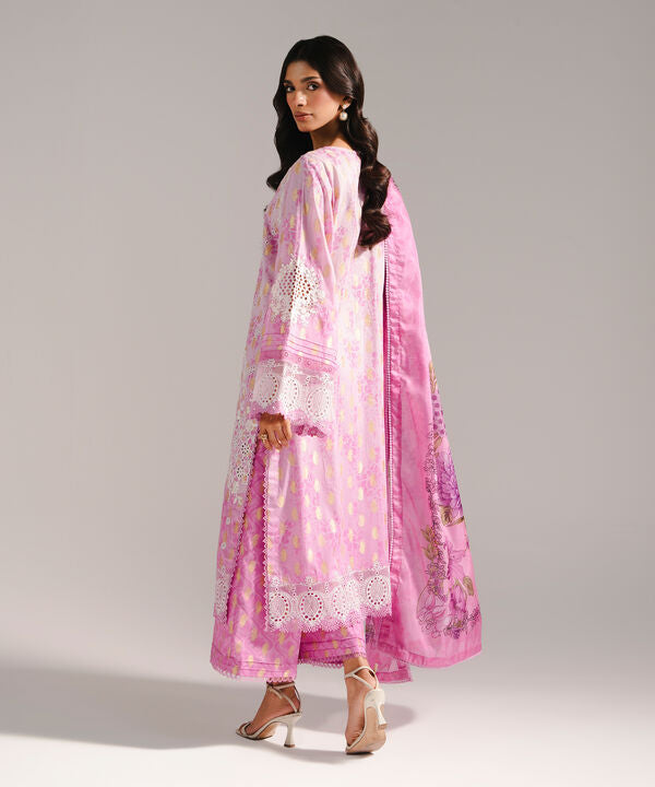 3 Piece - Embroidered Jacquard Suit