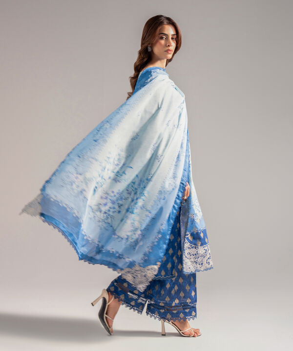 3 Piece - Embroidered Jacquard Suit