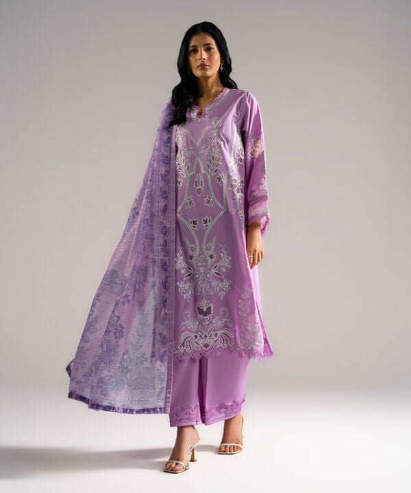 3 Piece - Embroidered Lawn Suit
