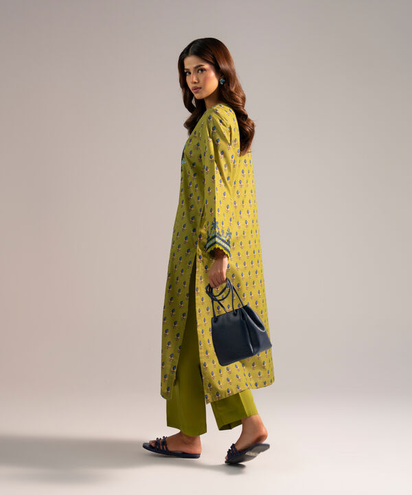 2 Piece - Embroidered Zari Lawn Suit