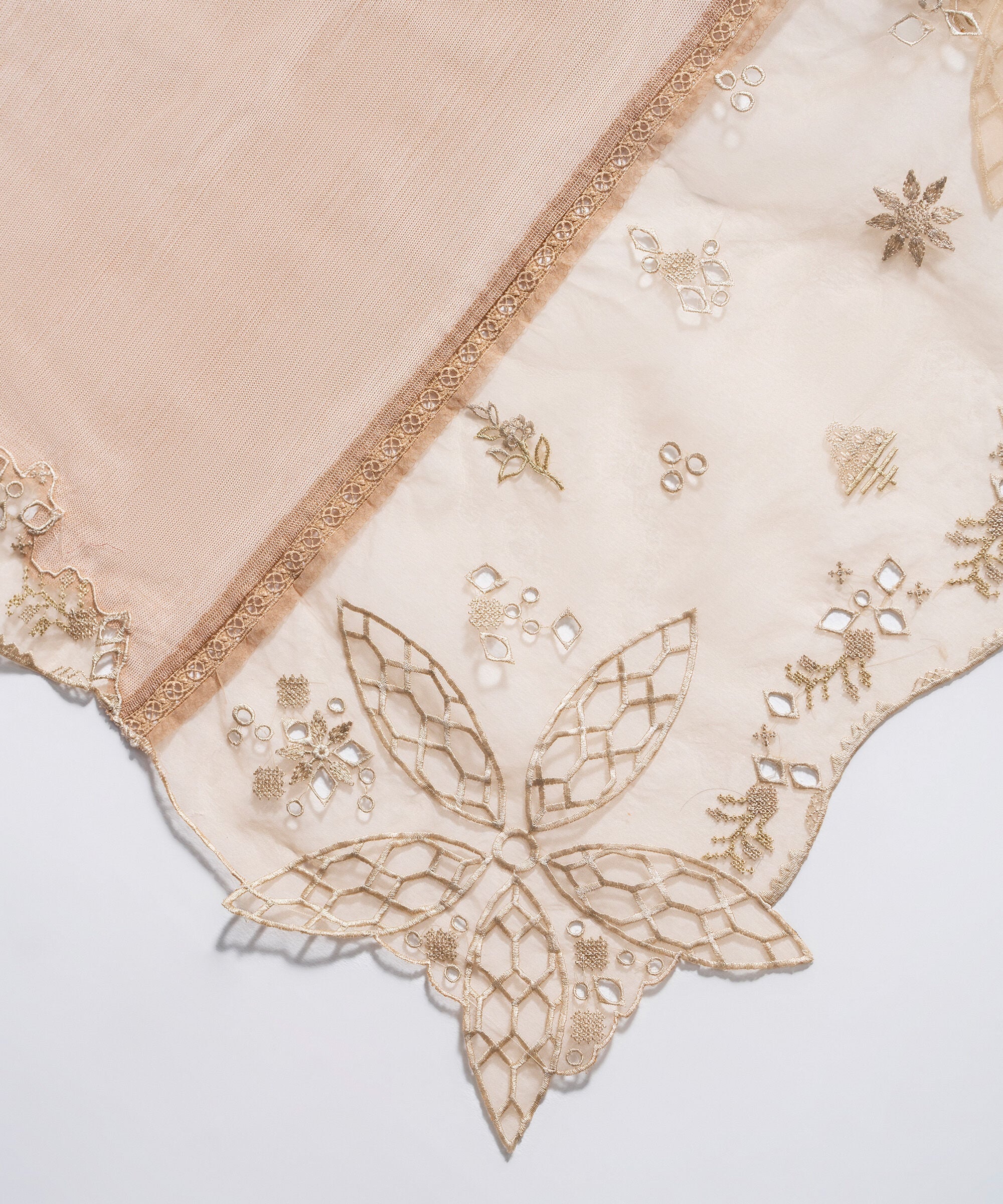 Embroidered Khaddi Net Dupatta PBS26SCV682D