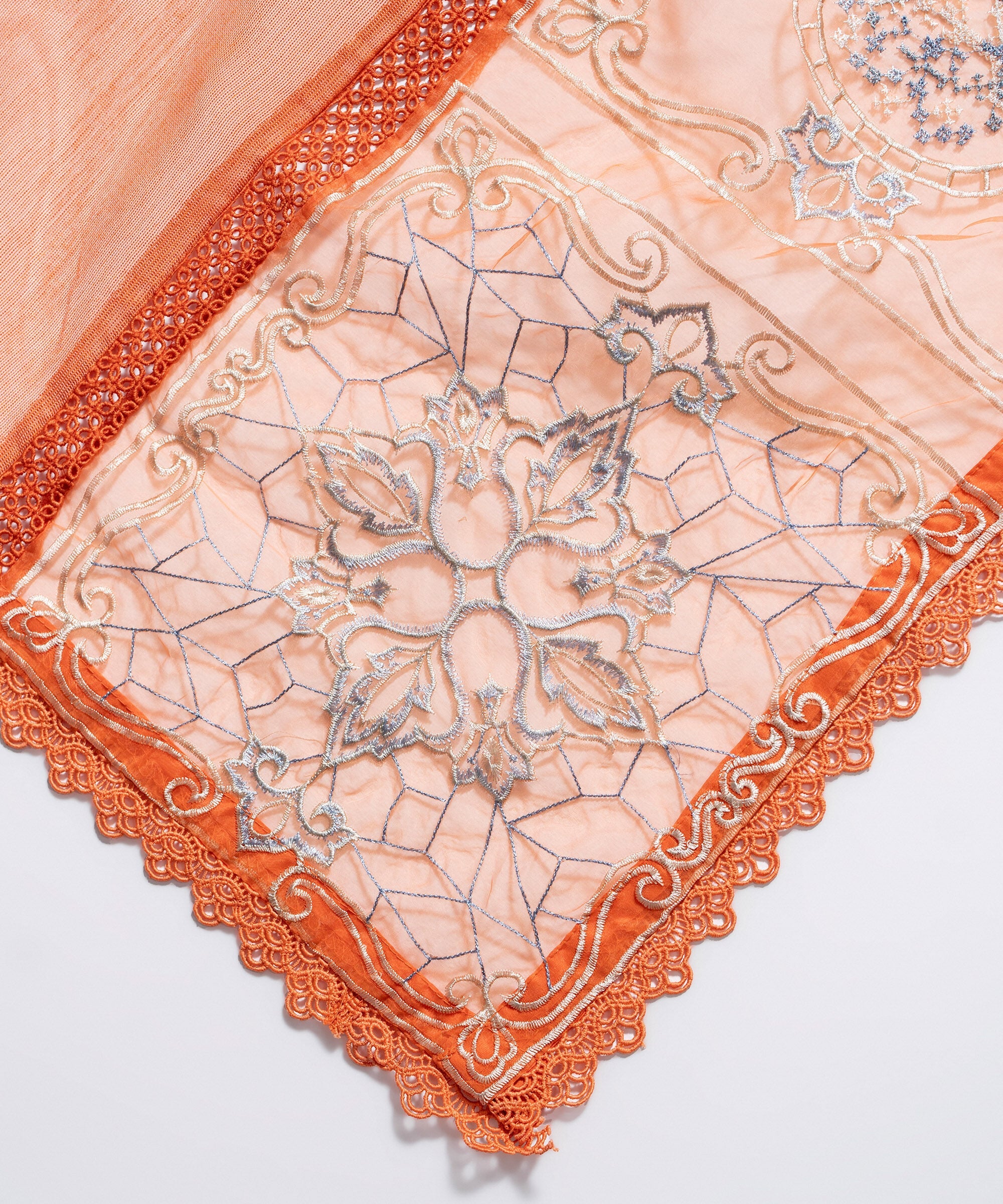 Embroidered Khaddi Net Dupatta PBS26SCV688D