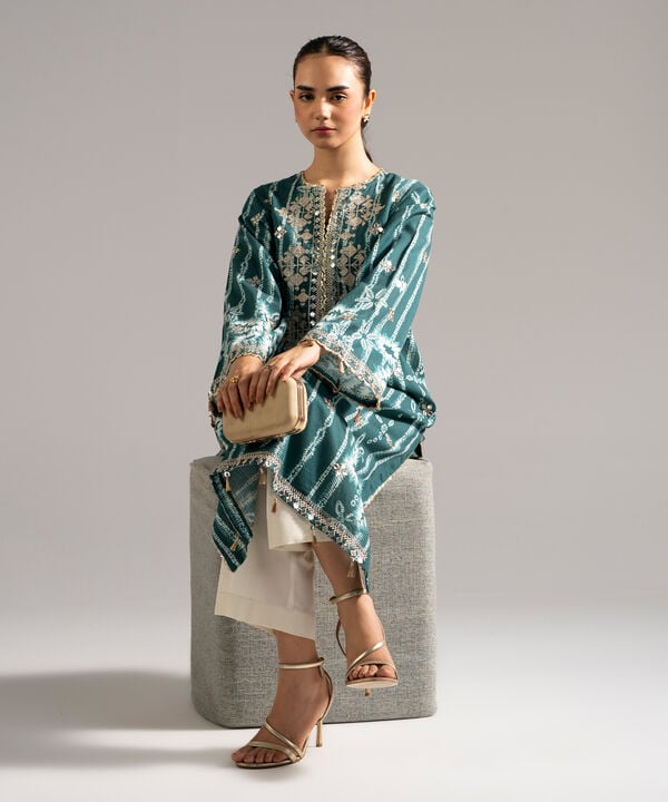 Embroidered Dobby Shirt